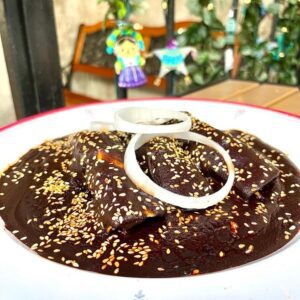 Mole Poblano Enchiladas (Filled with only chicken)
