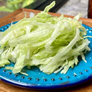 Add a Side of Fresh Slices of Lettuce