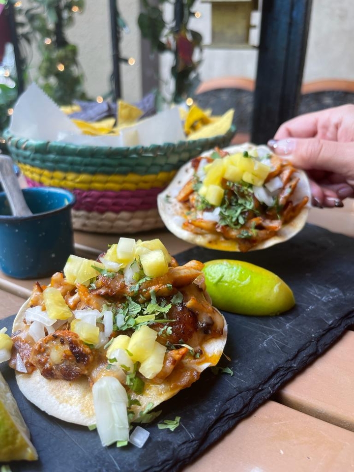 Al Pastor Volcanes or Vampiros of Al Pastor (Order of 3 tosatdas)